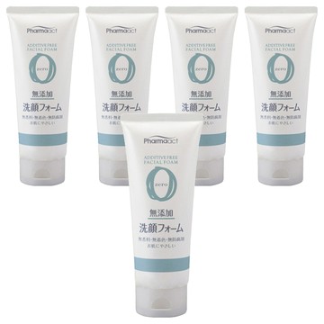 KUMANO 熊野油脂 無添加洗面乳 泡沫細膩 不使用香料、色素或防腐劑  130g  5條