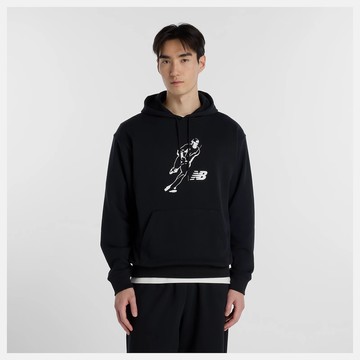 New Balance 連帽長袖上衣 男 長袖上衣 MT6180FUBK-F