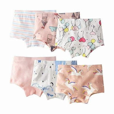 女児 ショーツ 6枚セット 綿100 柔らかい 下着 キッズ ベビー 女の子 北欧 ボクサーパンツ 無蛍光 肌着 通気 吸湿 快適 子供 通販 Lineポイント最大get Lineショッピング