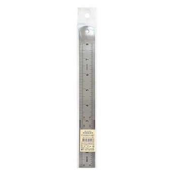 本色 20CM 鋼尺