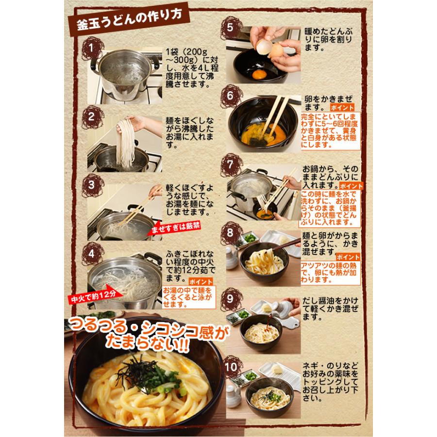 讃岐うどん 極太麺 300g×3袋 6人前〜9人前 極太 うどん 半生麺 ポスト投函便での配送(代金引換-後払い不可・着日指定不可)