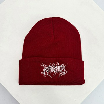 【米蘭精品】現貨+預購 韓版毛帽毛呢帽針織帽秋冬季加絨厚磅保暖帽冷帽休閒帽- 帽簷刺繡男女帽子4色74my54