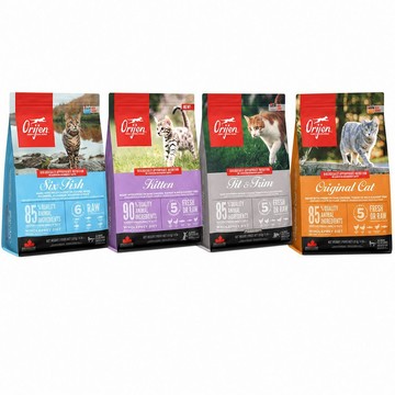 【哈哈窩】Orijen歐睿健 貓飼料-六種鮮魚 極緻鮮雞幼貓 鮮雞室內貓 鮮雞愛貓 5.4kg [宅配限20kg]