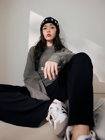 多色純棉水洗長版上衣