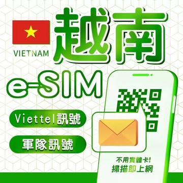 eSIM 越南 Viettel 軍隊電信 峴港/下龍灣/富國島/巴拿山 e-sim 免插卡 越南芽莊 胡志明網路
