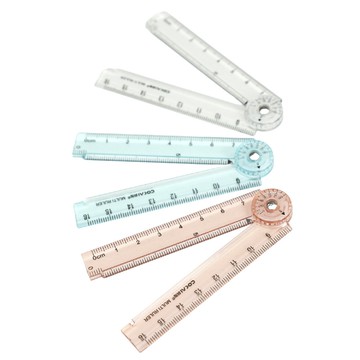 15cm壓克力折疊尺 (顏色隨機出貨)