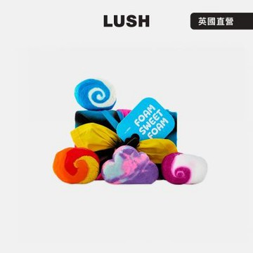 【LUSH 嵐舒】甜蜜泡泡 泡澡禮盒 (泡泡浴芭x4/風呂巾/花香/果香/交換禮物)