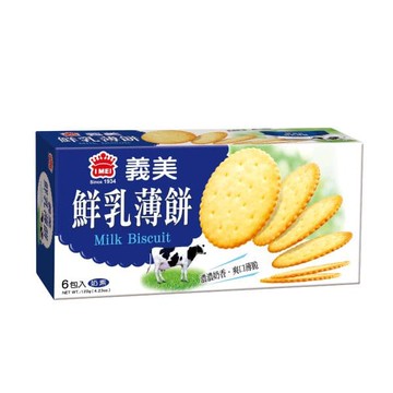 【義美】鮮乳薄餅120gx12盒