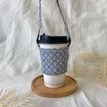 原創 飲料提袋/杯套/台灣經典-海棠花