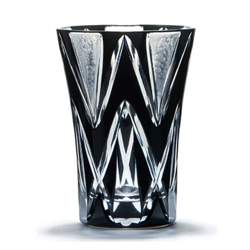 【任2件95折】收藏款｜田島硝子 石目星重紋啤酒杯 江戸切子 玻璃杯 漆黑色 傳統工藝 日本原裝 最佳禮物 伴手禮推薦 TK21-002-1K 熱賣中!