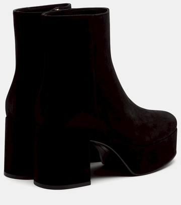 Gianvito Rossi 35 suede platform ankle boots