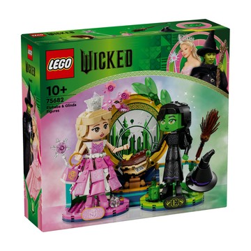 LEGO 魔法壞女巫系列 75682 艾爾法巴和葛琳達玩偶(積木 模型 創意遊戲)