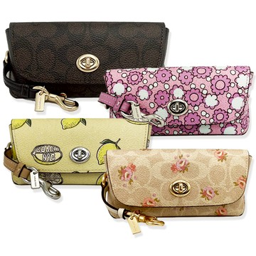 【COACH】經典LOGO眼鏡墨鏡太陽眼鏡收納盒(多色供選)