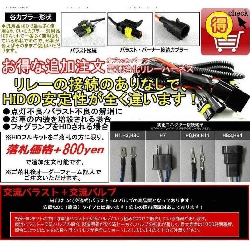 MTC HIDキット ヘッドライトフォグランプ品質優勝 交流式HIDキット