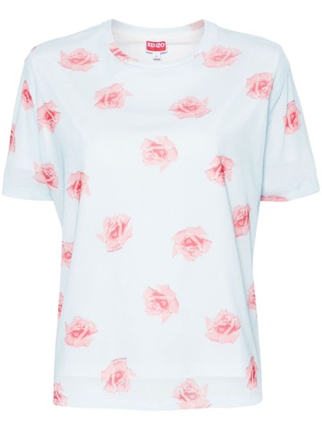 T-shirt doppiata kenzo rose