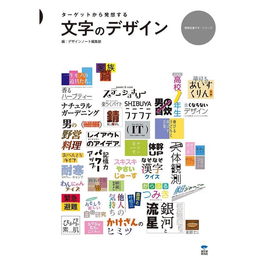 文字のデザイン ターゲットから発想する