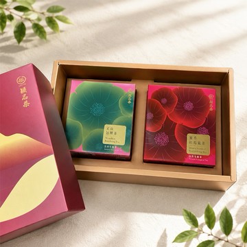 錦繡茶山禮盒組【穎品茶】文山包種 + 蜜香紅烏龍