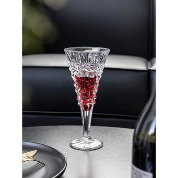 捷克bohemia進口 水晶玻璃紅酒杯北歐風立體冰裂杯個性創意香檳杯