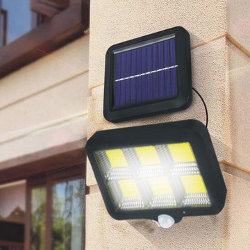 全年免電費高亮度120燈珠/2400ma 太陽能人體紅外線感應燈 照明燈 室內外 太陽能led燈