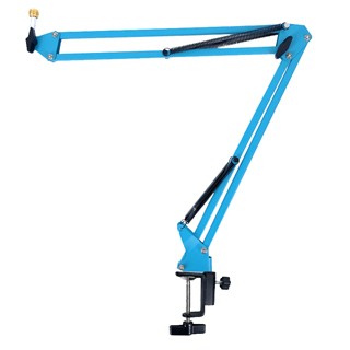 JYC 直播專用JK-03桌夾型懸臂式麥克風架-TF藍
