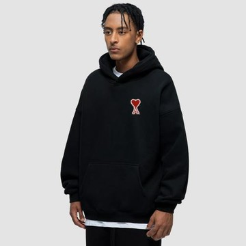 cityboy潮牌加絨加厚港風衛衣男上衣情侶裝帽衫連帽外套AMI COZ