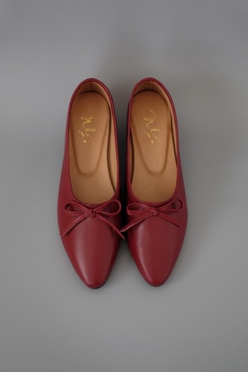 Gloves Ballet (酒紅) Heels 柔革版  | WL