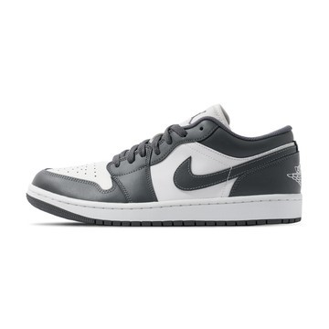 Nike Air Jordan 1 Low 男鞋 鐵灰色 皮革 運動 低筒 喬丹 AJ1 休閒鞋 553558-044