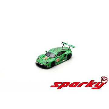 Sparky 1:64 Porsche 911 RSR AO Le Mans 24H 利曼 綠恐龍 MINIGT同款