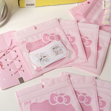 台灣出貨👑少女心禮物袋 打包袋 夾鏈袋 小袋子 ins包裝袋 小卡包材 自封袋 可愛包裝袋 出卡包裝 密封袋