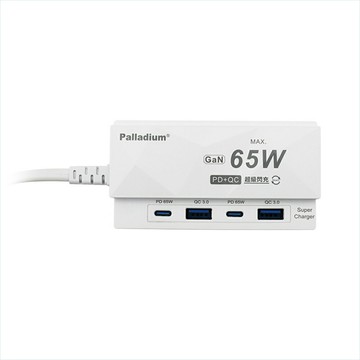 【Suey】Palladium USB超級閃充電源供應器 4孔_65W | UB-08