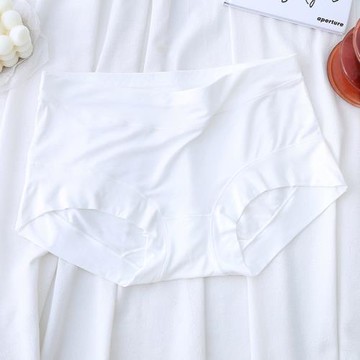 白色內褲女莫代爾中腰大碼胖mm夏季薄款透氣女士高腰純色200斤