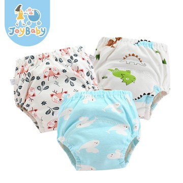 JOYBABY 學習褲 6層紗嬰兒尿布褲 吸水隔尿褲訓練褲