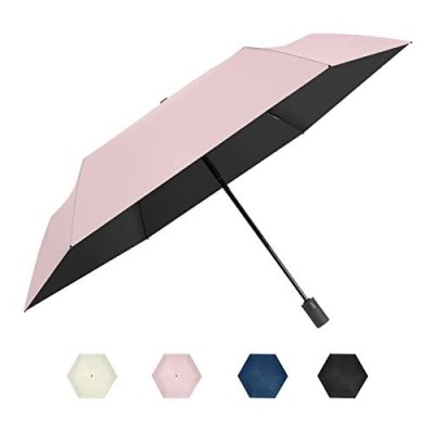 【色: ホワイト】日傘 UVカット  超軽量・遮光遮熱  折りたたみ傘 ワンタッ