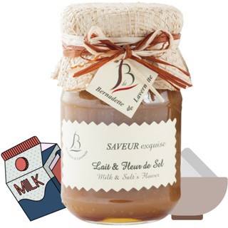 【 B de L小銅鍋 】250g牛奶鹽之花  100%天然/手工製作/貴族秘密食譜