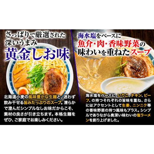 ふるさと納税 北海道 本別町 ラーメン 北海道生ラーメン 黄金のしお味 5食分《60日以内に順次出荷(土日祝除く)》北海道 本別町 塩 ラーメン コク お試し らー…