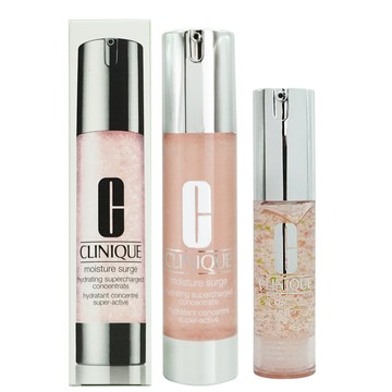 [水磁場保濕雙星]CLINIQUE倩碧 水磁場微分子保濕精華(48ml)+96H極效保濕眼部精華(15ml)
