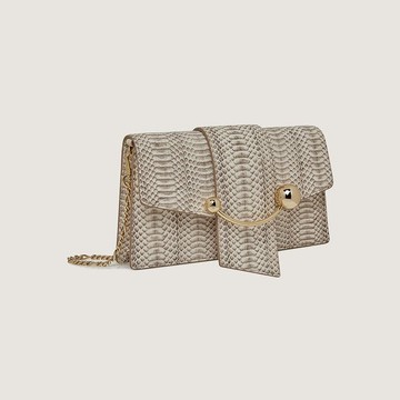 Strathberry - Crescent on a Chain - White