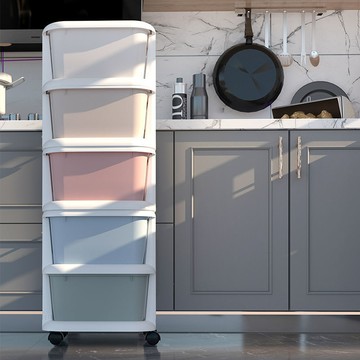 廚房用品置物架落地多層小百貨收納架子菜籃子蔬菜果蔬放菜收納筐