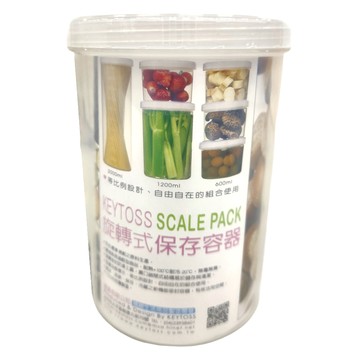 KEYTOSS 詰朵斯 花語旋轉密封罐  1.2L  1個