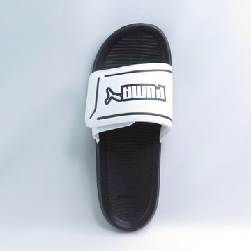 PUMA 40033802 Royalcat Comfort 2 男款 拖鞋 海綿內襯 白黑【iSport愛運動】