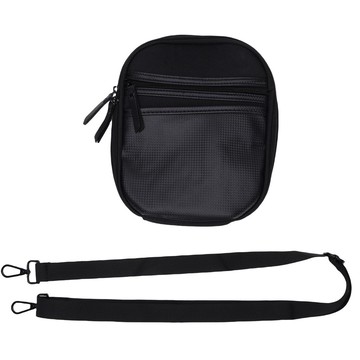 [waroom01] 腰包帶肩帶黑色多功能滌綸便攜斜挎包戶外