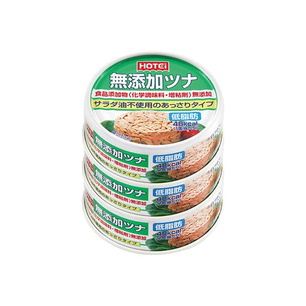 ホテイフーズホテイフーズ　無添加ツナ　低脂肪　70g×3缶　1セット（2個）　缶詰