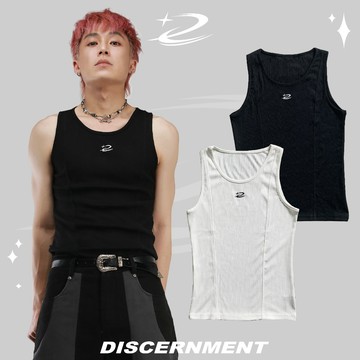 ☆LimeLight☆ DISCERNMENT 流星 TANK 螺紋背心 剪裁 緊繃 親膚 坦克 背心 DCM-T01