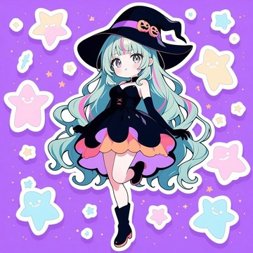 ねこのこ 2026 Halloween Collection 日和貼紙 Trick or Magic