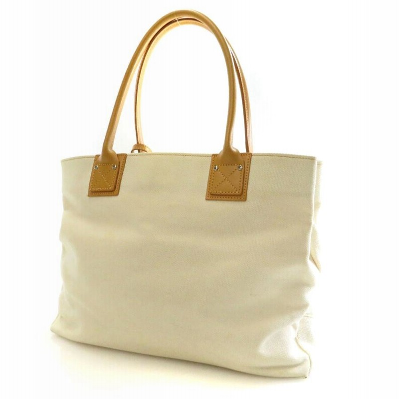 Courreges クレージュ ロゴ金具 トートバッグ キャンバス