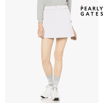 【ṔEARLY GATES】女款白色保暖彈性舒適貼合短裙 JLTQ34902