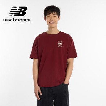 【New Balance】SDS 短袖上衣_男性_紅咖色_MT61V04NMCR