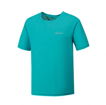 【【蘋果戶外】】山林 41P81 84 藍綠色 男 銀纖涼感排汗上衣 抗UV、吸濕排汗、快乾、透氣、抗菌防臭 Mountneer 春夏