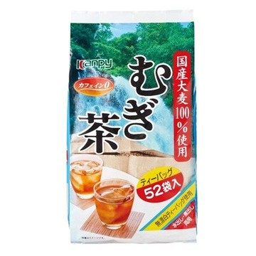 【江戶物語】Kanpy 加藤產業 麥茶 茶包 52袋入 日本國產大麥 無咖啡因 全家麥茶 可冷沖熱泡 日本原裝進口