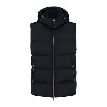 Moorer - Navy Puffer Fire-skt Vest Down Jacket